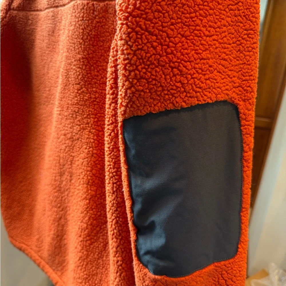 The North Face Red Sherpa Half-Zip Hoodie